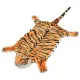Barna plüss tigris szőnyeg 144 cm
