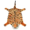 Barna plüss tigris szőnyeg 144 cm