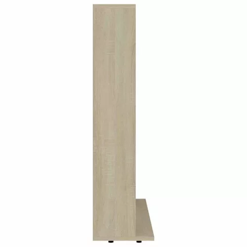 Sonoma tölgy szerelt fa CD-tartó szekrény 100x23x89,5 cm