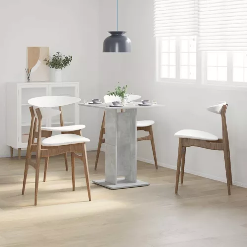 Betonszürke szerelt fa bisztróasztal 60 x 60 x 75 cm