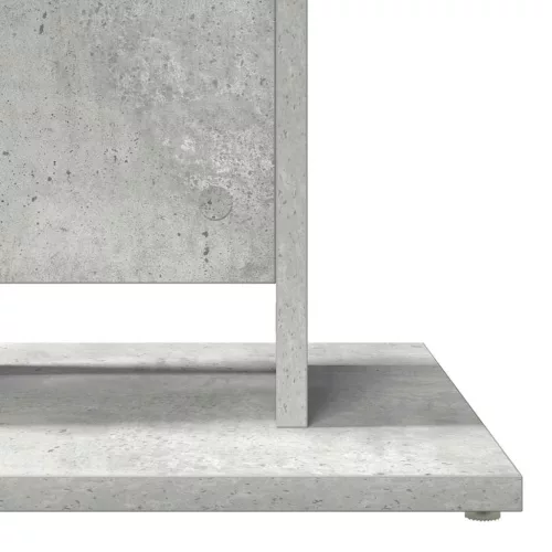Betonszürke szerelt fa bisztróasztal 60 x 60 x 75 cm