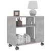 Betonszürke szerelt fa kisasztal 70 x 35 x 55 cm