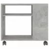 Betonszürke szerelt fa kisasztal 70 x 35 x 55 cm