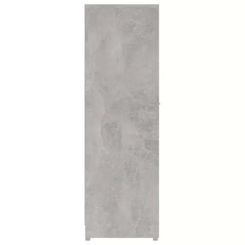 Betonszürke szerelt fa fürdőszobaszekrény 30 x 30 x 95 cm