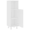 Fehér szerelt fa fürdőszobaszekrény 30 x 30 x 95 cm
