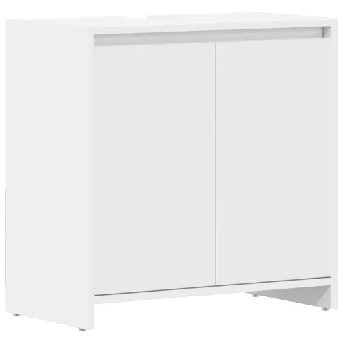Fehér szerelt fa fürdőszobaszekrény 60 x 33 x 61 cm