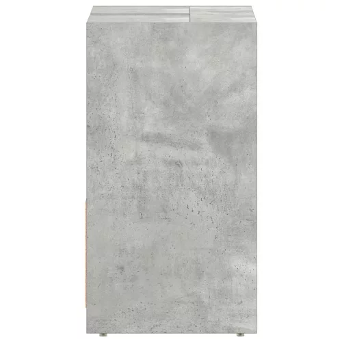 Betonszürke szerelt fa fürdőszobaszekrény 60 x 33 x 61 cm