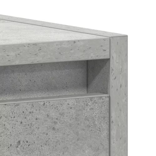 Betonszürke szerelt fa fürdőszobaszekrény 60 x 33 x 61 cm