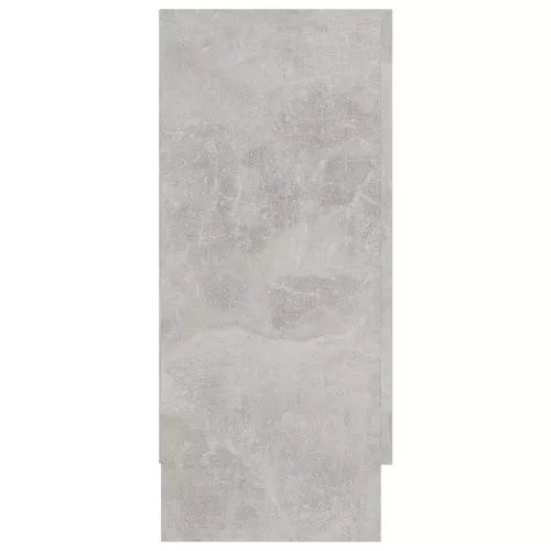 Betonszürke szerelt fa tálalószekrény 120 x 30,5 x 70 cm