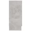 Betonszürke szerelt fa vitrinszekrény 120 x 30,5 x 70 cm