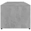 Betonszürke szerelt fa dohányzóasztal 90 x 45 x 35 cm