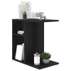 Fekete szerelt fa kisasztal 50 x 30 x 50 cm