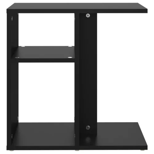 Fekete szerelt fa kisasztal 50 x 30 x 50 cm