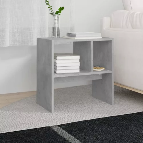 Betonszürke forgácslap kisasztal 50 x 30 x 50 cm