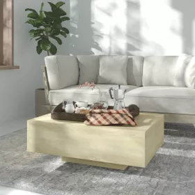   Sonoma tölgy színű szerelt fa dohányzóasztal 80 x 55 x 31 cm