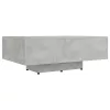 Betonszürke szerelt fa dohányzóasztal 85 x 55 x 31 cm
