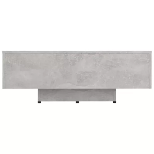 Betonszürke szerelt fa dohányzóasztal 85 x 55 x 31 cm