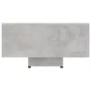 Betonszürke szerelt fa dohányzóasztal 85 x 55 x 31 cm