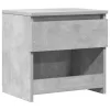 Betonszürke szerelt fa éjjeliszekrény 40 x 30 x 39 cm