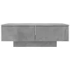 Betonszürke szerelt fa dohányzóasztal 90 x 60 x 31 cm
