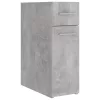 Betonszürke szerelt fa patikaszekrény 20 x 45,5 x 60 cm