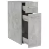 Betonszürke szerelt fa patikaszekrény 20 x 45,5 x 60 cm