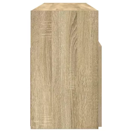 Sonoma tölgy színű TV-szekrény LED lámpákkal 120x30x50 cm