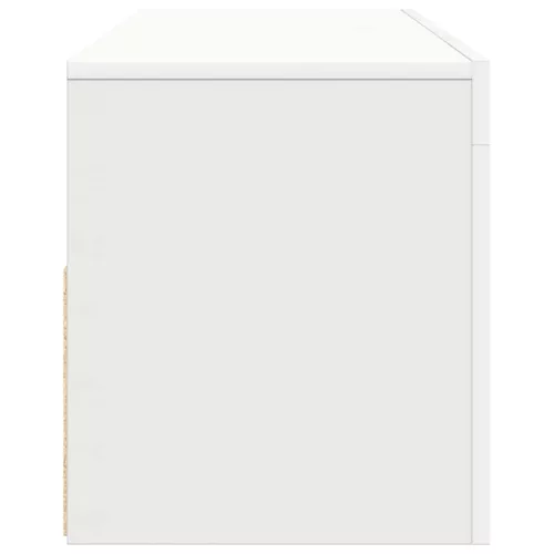 Fehér TV-szekrény LED-lámpákkal 120 x 35 x 40 cm