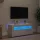 Fehér TV-szekrény LED-lámpákkal 90 x 35 x 40 cm