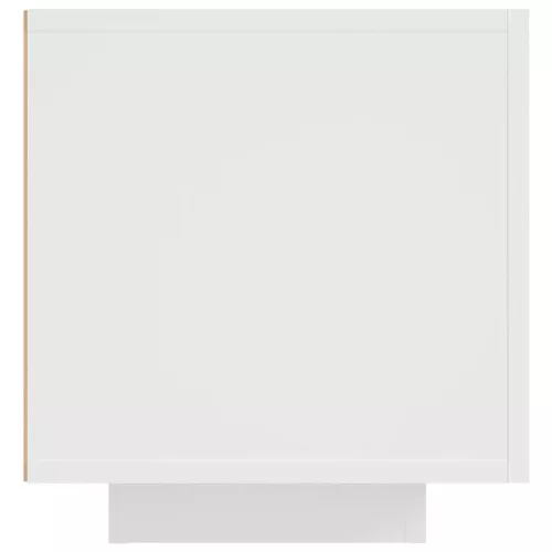 Fehér TV-szekrény LED-lámpákkal 160 x 35 x 40 cm
