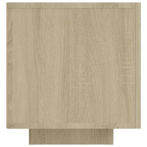 Sonoma tölgy színű TV-szekrény LED-lámpákkal 160 x 35 x 40 cm