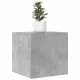 Betonszürke falra szerelhető TV-szekrény 30,5 x 30 x 30 cm