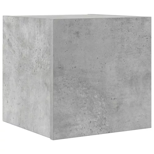 Betonszürke falra szerelhető TV-szekrény 30,5 x 30 x 30 cm