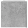 Betonszürke falra szerelhető TV-szekrény 30,5 x 30 x 30 cm