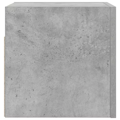Betonszürke falra szerelhető TV-szekrény 30,5 x 30 x 30 cm