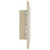 Sonoma tölgy akril LED-es fürdőszobai tükör 60x8,5x37 cm