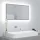 Betonszürke akril LED-es fürdőszobatükör 80x8,5x37 cm