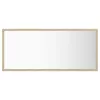 Sonoma tölgy akril LED-es fürdőszobai tükör 90x8,5x37 cm