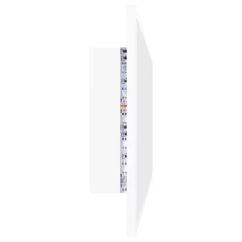 Fehér akril LED-es fürdőszobai tükör 100x8,5x37 cm