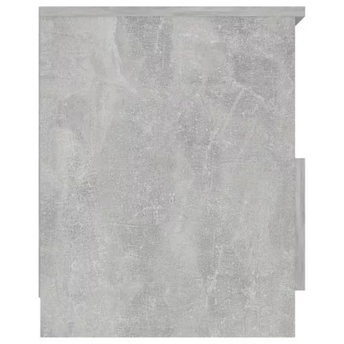 2 db betonszürke szerelt fa éjjeliszekrény 40 x 40 x 50 cm