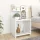 2 db fehér szerelt fa éjjeliszekrény 40 x 35 x 60 cm