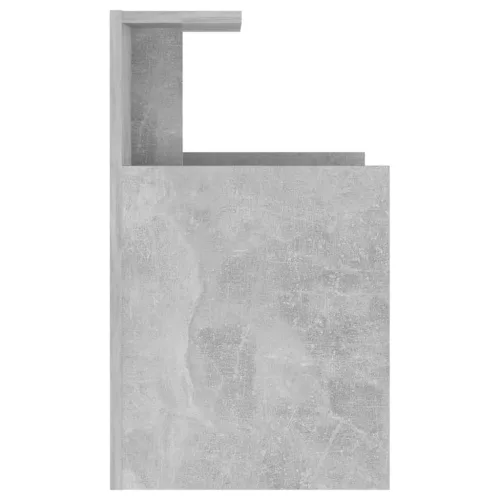 Betonszürke szerelt fa éjjeliszekrény 40 x 35 x 60 cm