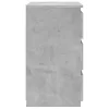 Betonszürke szerelt fa éjjeliszekrény 40 x 35 x 62,5 cm