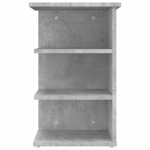 Betonszürke szerelt fa kisszekrény 35 x 35 x 55 cm