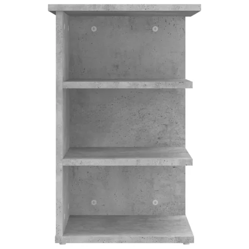 Betonszürke szerelt fa kisszekrény 35 x 35 x 55 cm