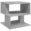 Betonszürke szerelt fa kisasztal 40 x 40 x 40 cm