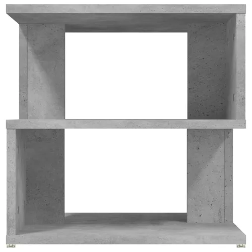 Betonszürke szerelt fa kisasztal 40 x 40 x 40 cm