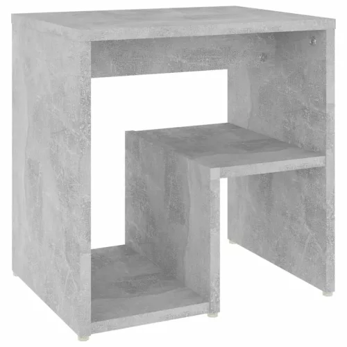 Betonszürke szerelt fa éjjeliszekrény 40 x 30 x 40 cm