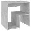 2 db betonszürke szerelt fa éjjeliszekrény 40 x 30 x 40 cm