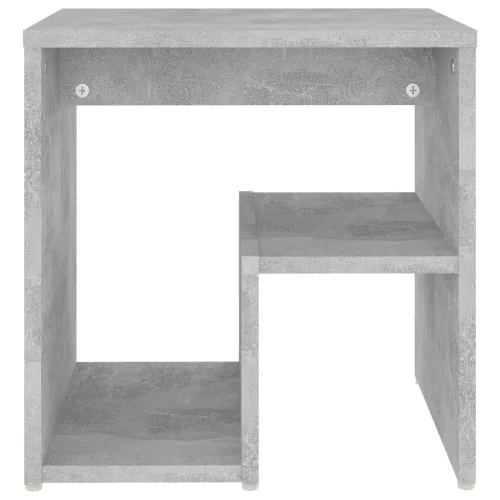 2 db betonszürke szerelt fa éjjeliszekrény 40 x 30 x 40 cm